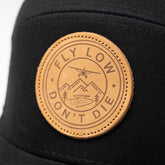 Fly Low Leather Patch Hat